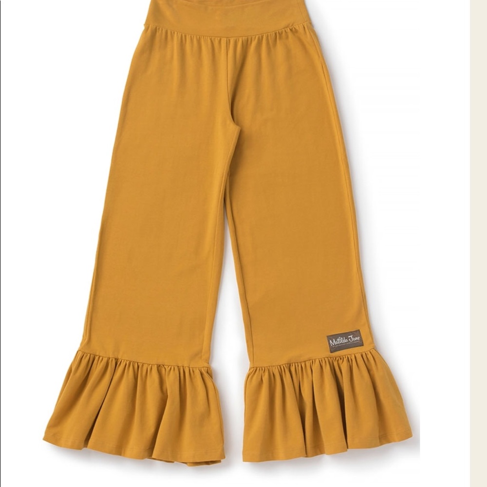 Yellow syllabus ruffles new with tags!!!